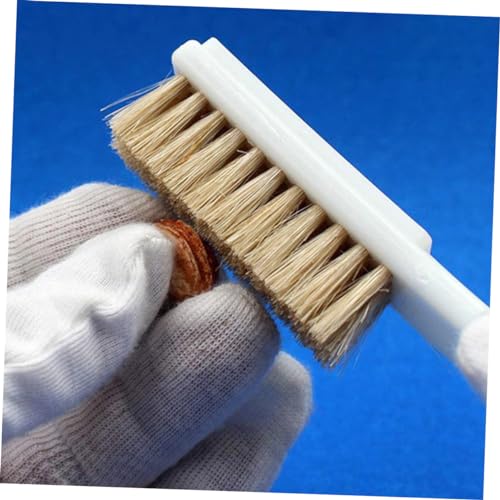 Zerodeko 16pcs Bouldering Brush Sturdy Handle for Rock Cleaning Walnut Stone Cleaning Tool Coarse Wild Boar Bristles for Climbing Holds and Chalk Removal