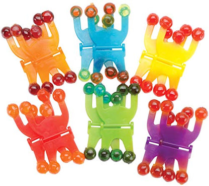 Amscan 390162 Wall Climber - Pack of 12, Assorted - 2 3/8" x 1 3/8" x 1/4"