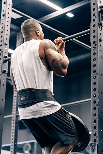 Mir Dip belt With 36" - 38" chain, 500lbs - 650lbs weight capacity, Weight lifting for dips and pullups - color: BLACK PRO