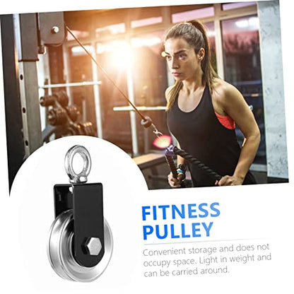 Silent Swivel Groove Wheel Pulley for Fitness Training Adjustable Bearing Lifting System Strength Training Accessories for Gym Equipment