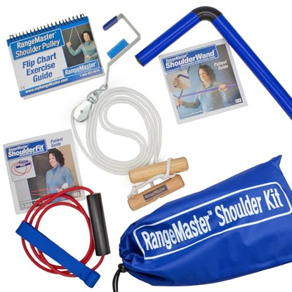 RangeMaster All in one Shoulder Strengthening and Home Recovery Basic Kit │ Surgery Recovery │ Frozen Shoulder Recovery │Guided Shoulder Recovery - style: Basic Package