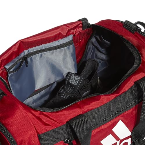 adidas Unisex Defender 4.0 Gym Duffel Bag for Men and Women - color: Team Power Red, style: Small (38l)