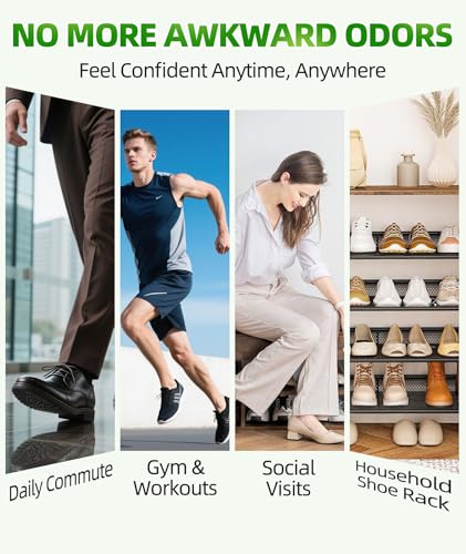 Shoe Deodorizer Spray, 5 fl. oz (2 Pack) Foot & Shoe Odor Eliminator | Powerful, Fast-Acting, Long-Lasting Foot Spray for Smelly Feet, Shoe Freshener Spray for Shoes, Gym Bags, Helmets - size: 10 Fl Oz (Pack of 1)