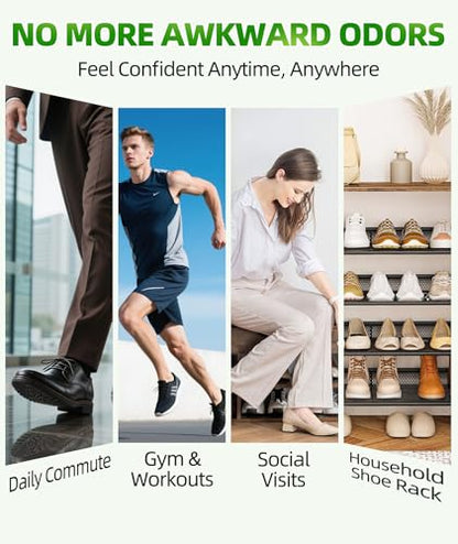 Shoe Deodorizer Spray, 5 fl. oz (2 Pack) Foot & Shoe Odor Eliminator | Powerful, Fast-Acting, Long-Lasting Foot Spray for Smelly Feet, Shoe Freshener Spray for Shoes, Gym Bags, Helmets - size: 10 Fl Oz (Pack of 1)