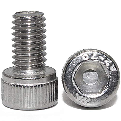 (30 pcs) M6-1.0x8mm Stainless Steel Socket Head Cap Screws,by FullerKreg - size: M6-1.0 x 8MM