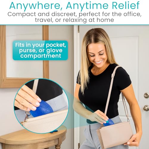 Vive Squeeze Balls for Hand Therapy Set (4 Pack) - Grip Strengthener | Occupational Exercise Equipment for Arthitis, Parkinsons, Stroke, Carpal Tunnel Recovery - Stress Relief Massage Putty Finger