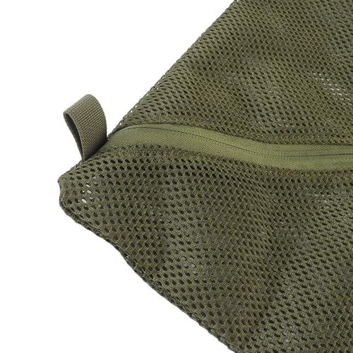 Tactical Mesh Pouch Insert, Modular Utility Admin Pockets Travel Organizer EDC Zipper Pouch 6X12,12X12 - color: RG, size: 12"x12"