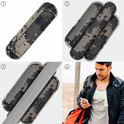ZINZ Universal Shoulder Pad with Ultra Thick Cushion for Bag Luggage Bag Crossbody, Plus Long & Anti-Slip & Breathable,Camouflage Gray - color: Camouflage Gray