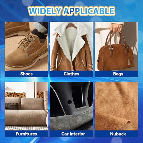 Bondtech Suede Shoe Cleaner Kit, Nubuck & Suede Cleaner with Brush & Towel, Foam Removes Dirt and Stains from Shoes, Boots - size: 200ml