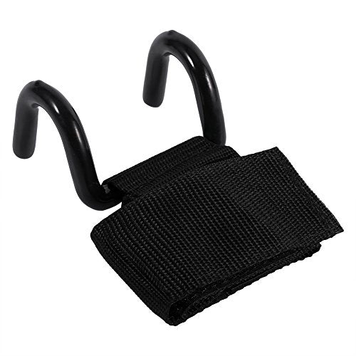 Weight Lifting Straps with Hook | Wrist Support for Heavy Lifting/Deadlifts/Pull - Ups | Adjustable Gym Hook Grip Strap | Helps Avoid Grip Loss & Wrist Strain