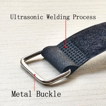 30 inch Reusable Extend Securing Strap - Fastening Cable Strap - 16 PACK Adjustable Nylon Hook and Loop Cable Tie Down Strap - size: 1 x 30 in