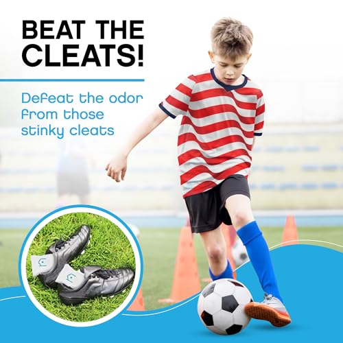 NonScents Shoe Deodorizer 1-Pack (2 Count) - Odor Eliminator, Air Freshener, Smell Absorber, Scent Remover for Shoes, Gym Bags, Soccer Cleats, Closets, Pet Area, Reusable - Shoe Deodorant - size: 1 Count (Pack of 2)
