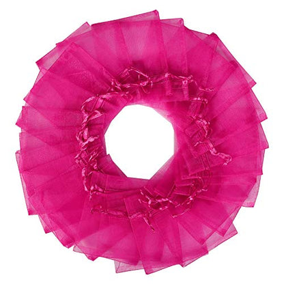 Boshen 100/200PCS Organza Gift Candy Sheer Bags Mesh Jewelry Pouches Drawstring Bulk for Wedding Party Favors Christmas (3" X 4"(100PCS), Hot Pink) - color: Hot Pink-3" X 4"(100PCS)