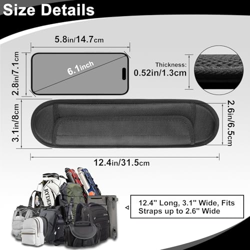 FIEIL 2 Pack Extra Thick Shoulder Strap Pad, Universal Replacement Shoulder Pad, for Shoulder Bags, Detachable Shoulder Strap Pad Pads Help Relieve Shoulder Pain(Sandwich Mesh-Khaki) - size: Khaki