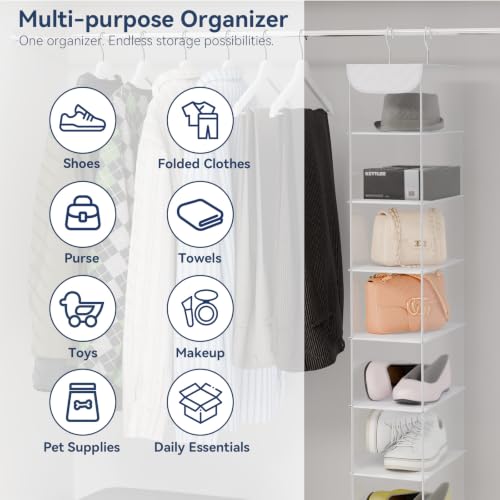 Whitmor 10 Section Hanging Shoe Shelf