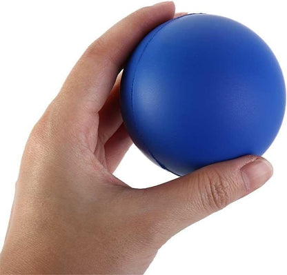 Blue Elastic Finger Strengthening Grip Ball, Wrist Exercise Ball Finger Strengthening Grip Ball Squeeze Training Tool, Finger Exerciser Ball