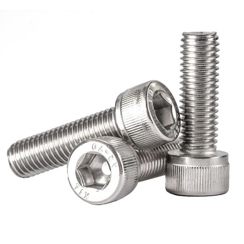 100pcs M3-0.5x5mm Socket Head Cap Screws Bolts, Stainless Steel 18-8 (304), Bright Finish, Fully Threaded, Allen Socket Drive - size: M3-0.5x5mm(100)