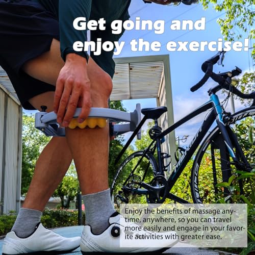 Tennis Elbow Relief & Pain Relief Forearm Roller with Three Replaceable Massage Rollers for Tissue and arm Massager(Comes with 3 Massage Rollers)