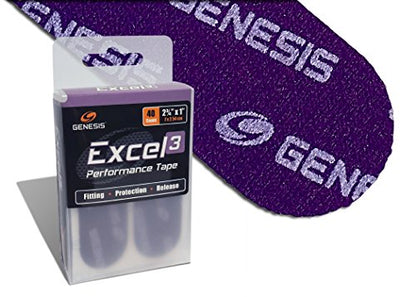 Genesis Excel Performance Tape - Fitting & Protection Finger Tape for Bowlers - color: #3 - Purple