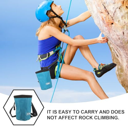 Large Capacity Rock Climbing Chalk Bag for Bouldering and Mountain Climbing Scratch-Resistant 600d Oxford Cloth Wear-Resistant Anti-Slip Powder Storage Bag