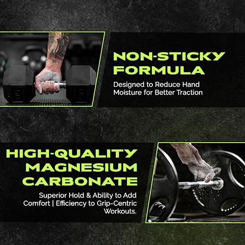 Rage Fitness Premium Gym Chalk, Pure Magnesium Carbonate - 1 LB Block