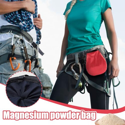 Chalk Bag Lightweight Leakproof Adjustable Pouch | Outdoor Bouldering Chalk Pouch for Outdoor Weight Lifting Training Mountaineering Climber Athlete Instructor