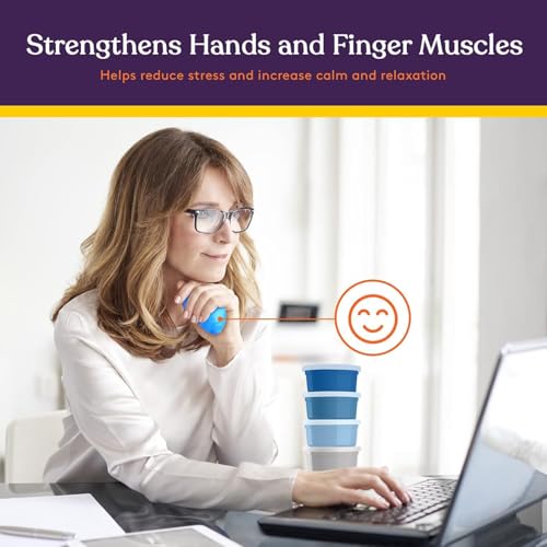Special Supplies Therapy Putty for Kids and Adults - Resistive Hand Exercise Stress Relief Therapy Putty Kit, Set of 4 Strengths, Three Ounces of Each Putty - color: Ocean Colors