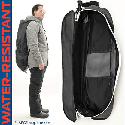 Athletico Snowshoe Bag - Snow Shoe Backpack For Carrying, Packing, and Storing Snowshoes - size: Small