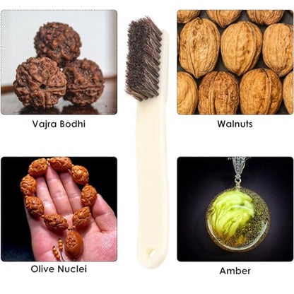 Camper Accessories, 2pcs Rock Climbing Brush Cleans Tool Firm Bouldering Brush Strong Handle Rock Climbing Brush - color: Brown Large