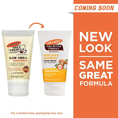 Palmer's Shea Formula Raw Shea Hand Cream with Vitamin E, 2.1 Ounce (Pack of 2) - size: 2.1 Ounce (Pack of 2)
