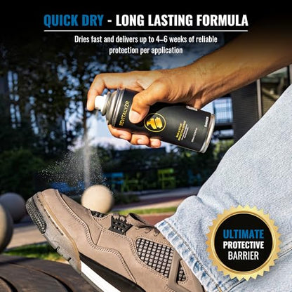 Shoe Protector Spray - Premium Suede Protector Spray, Waterproof & Stain Guard for Shoes and Sneakers, Water Repellent Fabric Spray, Rain & Stain Protection, 200ml PFAS Free