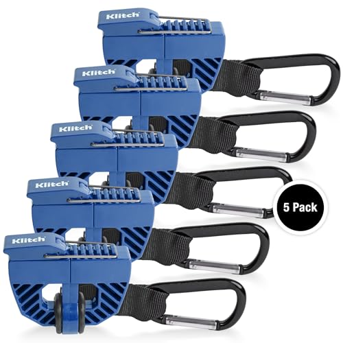 Footwear Clip, Shoe Bag, Hang Extra Shoes Cleats Boots or Gear on Your Bag. - color: 5-Pack Blue