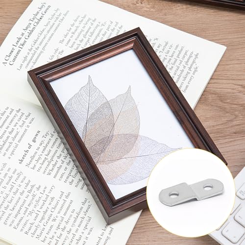 Offset Clips for Picture Framing, Z-Shape Canvas Mounting Clips with Mounting Hole, with Screws (20pcs, 2mm) - size: 2mm