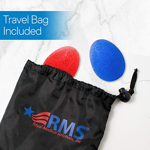 RMS 4-Pack Hand Exercise Balls - Physical & Occupational Therapy Kit | For Arthritis and Grip Strength, 4 firmness levels for stiff hands, fingers, stress and hand therapy