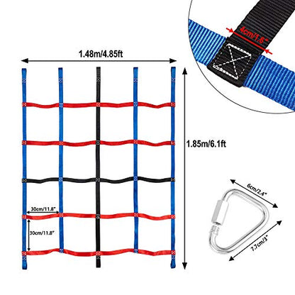 Climbing Net for Kids Outdoor, Climbing Cargo Net, Playground Accessories, Kids Climbing Net Swingset Accessories for Jungle Gyms Playground Obstacle Course Training for Outdoor