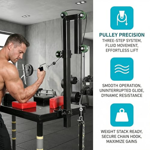 Arm Wrestling Training Equipment, Wrist Exerciser Strength Develop Machine with Handle for Forearm Wrist Biceps Triceps Workout at Home or Gym