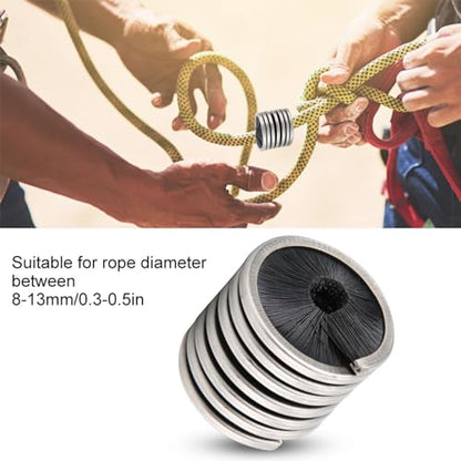 Climbing Brush, 8 to 13mm Gear Rope Cleaning Brush, Nylon Stainless Steel Climbing Rope Cleaner