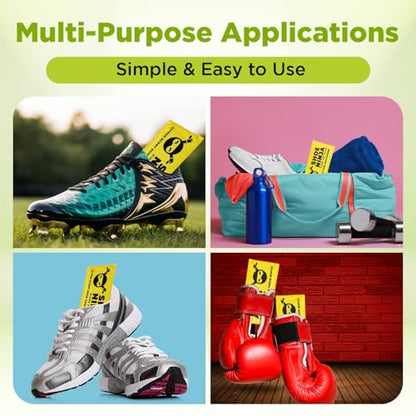 Shoe Ninja Shoe Deodorizer - Shoe Odor Elimination with Activated Charcoal, Versatile and Reusable Shoe Smell Remover, Boxing Glove Deodorizer, and Shoe Freshener, Great for Sports - 1 Pack Count of 2 - size: 1 Count (Pack of 2)