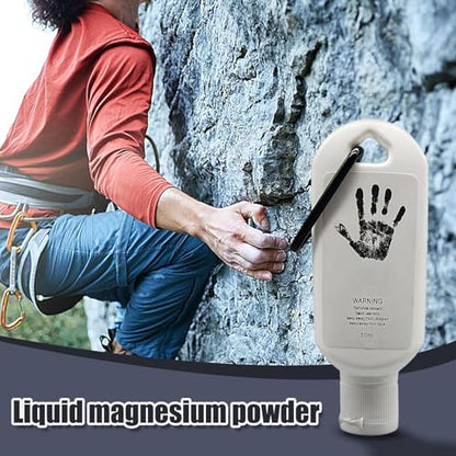 Gym Chalk | Liquid Long-Lasting Grip Enhancer,50ml Rock Climbing Grip Gymnastics Chalk,for Basketball Badminton Training Weightlifting Deadlifts Athletes Powerlifters - color: White