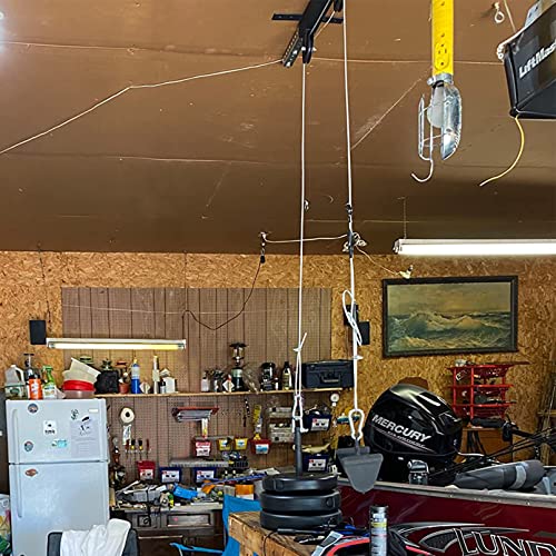 Luwint Ceiling Mount Fitness Pulley System, LAT Pulldown Attachments for DIY Home Gym Garage