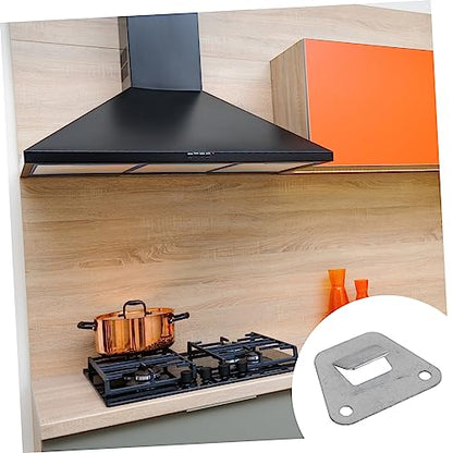 10Pcs Stainless Steel Triangle Hooks for Kitchen Range Hood Durable Hanging Boards for Cooker Hood Supplies Lightweight Easy to Install Practical Kitchen Accessories