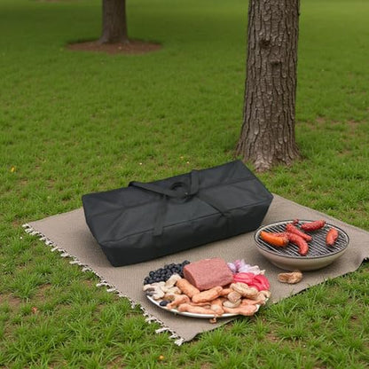 Heavy Duty Water-Resistant Grill & Tent Storage Bag - XL Organizer for BBQ Utensils, Canopy, Hammock, Roof Top Tent & Fishing Rods with MOLLE Straps (25''(L) x5.9''(W) x5.9''(H)) - size: 25''(L)x5.9''(W)x5.9''(H)
