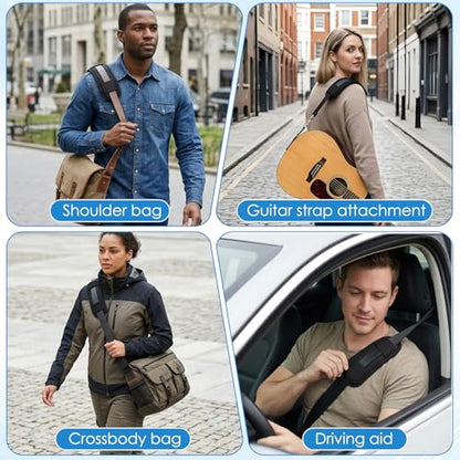Soft Shoulder Strap Pad, Backpack Strap Cushion Breathable Removable | for Luggage, Duffle Bag, Tote Bag, Messenger, Guitar Straps Travel