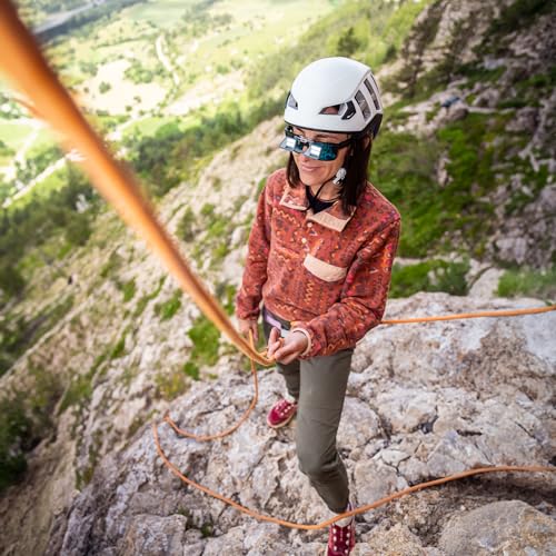 YY Vertical Belay Glasses for Rock Climbing – Upward Vision Prisms for Safe Belaying – Anti Neck Strain – Not for Reading - style: Clip Up