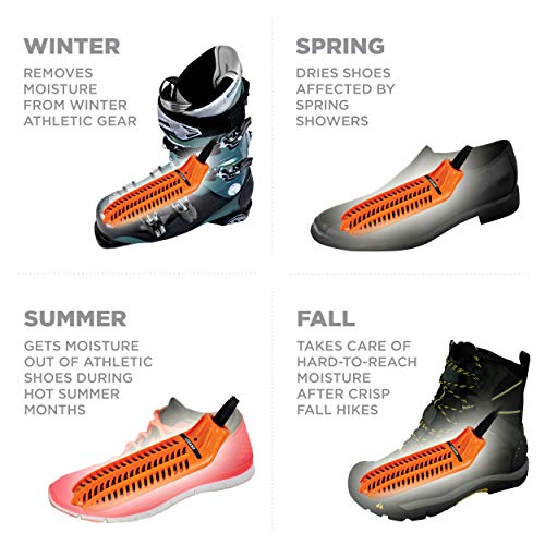 DryGuy Travel Dry DX Boot Dryer and Shoe Dryer, Orange & Black