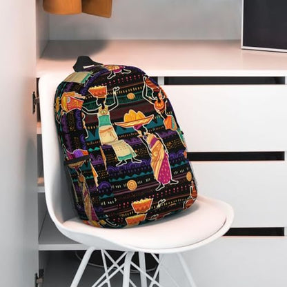 African Tribes Laptop Backpack African Art Backpack Bag With Adjustable Shoulder Straps - color: African Tribe _I1001