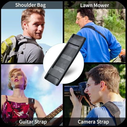 5pcs 1" (26mm) Nonslip Shoulder Strap Pad Rubber Pad,Universal Replacement Shoulder Pad, for Shoulder Bags, Guitar Strap, Detachable Shoulder Strap Pad Pads