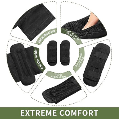 2 Pack Shoulder Strap Pad, Tactical Backpack Shoulder Pads for Sling Bag Strap, Soft Breathable Mesh Cushion Gear for Universal Vest Plate Carrier