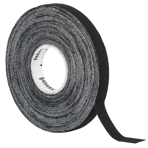 Bighorn Athletics Pro Series Jiu-Jitsu Finger Tape, 8-Rolls with Tin Holder, Enhanced Extra Strength, Residue-Free (0.3-Inch, Black) - color: Black