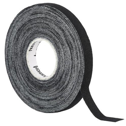 Bighorn Athletics Pro Finger Tape + Tin, 0.3" x 45Ft, 8 Rolls, Black | Pro Series competition tape – 50% stronger than cotton. Residue-free, sweat-proof adhesive for Jiu Jitsu & hard training. - color: Black